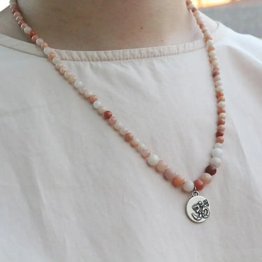 Natural Pink Aventurine Japamala Beads-Your Soul Place